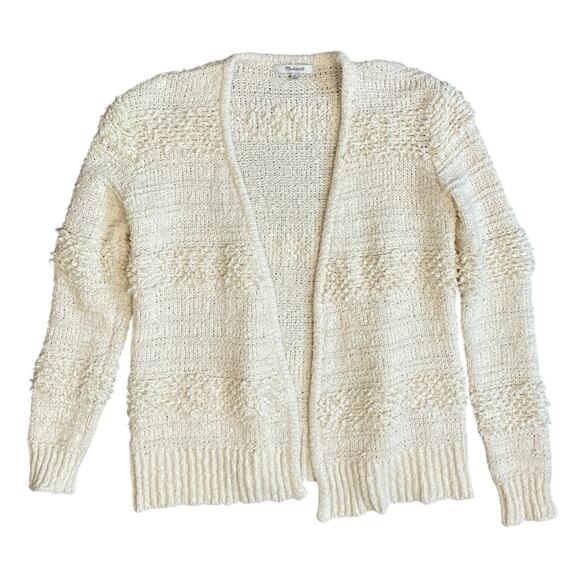 Madewell Bronson Cardigan Sweater Seashell (Cream/Off-White) Small - Picture 2 of 7